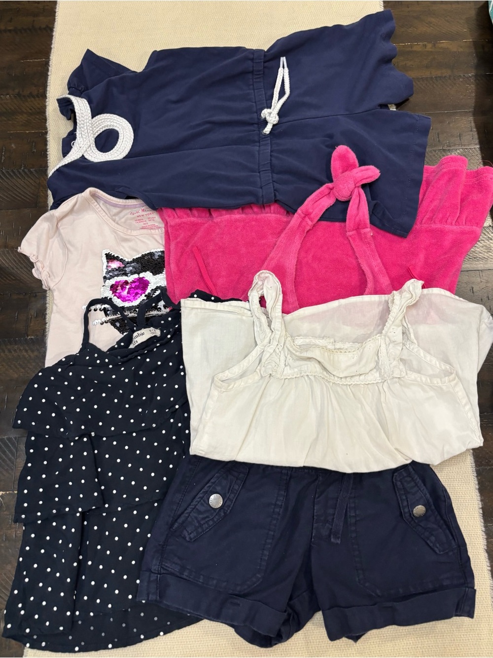 Lot of 6 Girls Summer Vacation Bundle Size 5 6 Abercrombie GAP Gymboree